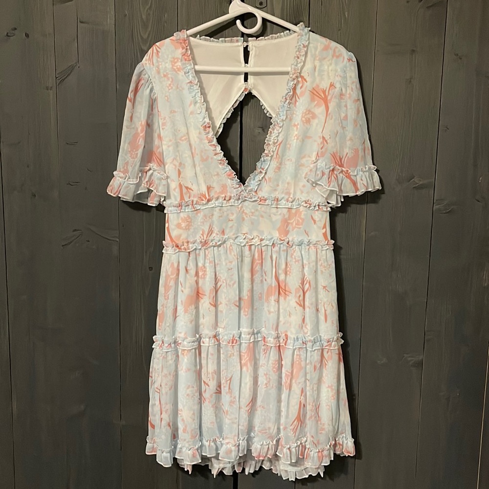 Brand new dress, new with out tag never worn,from ChicMe 35%cotton 65%polyester